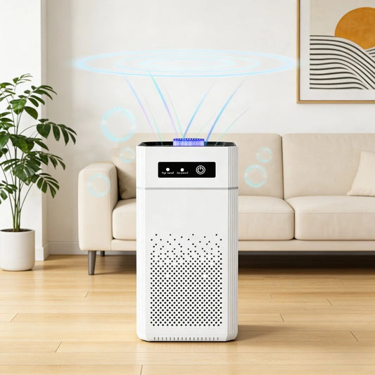 Air Purifier With HEPA Filter Quiet Sleep Mode 360 Degree Inlet Pet Room