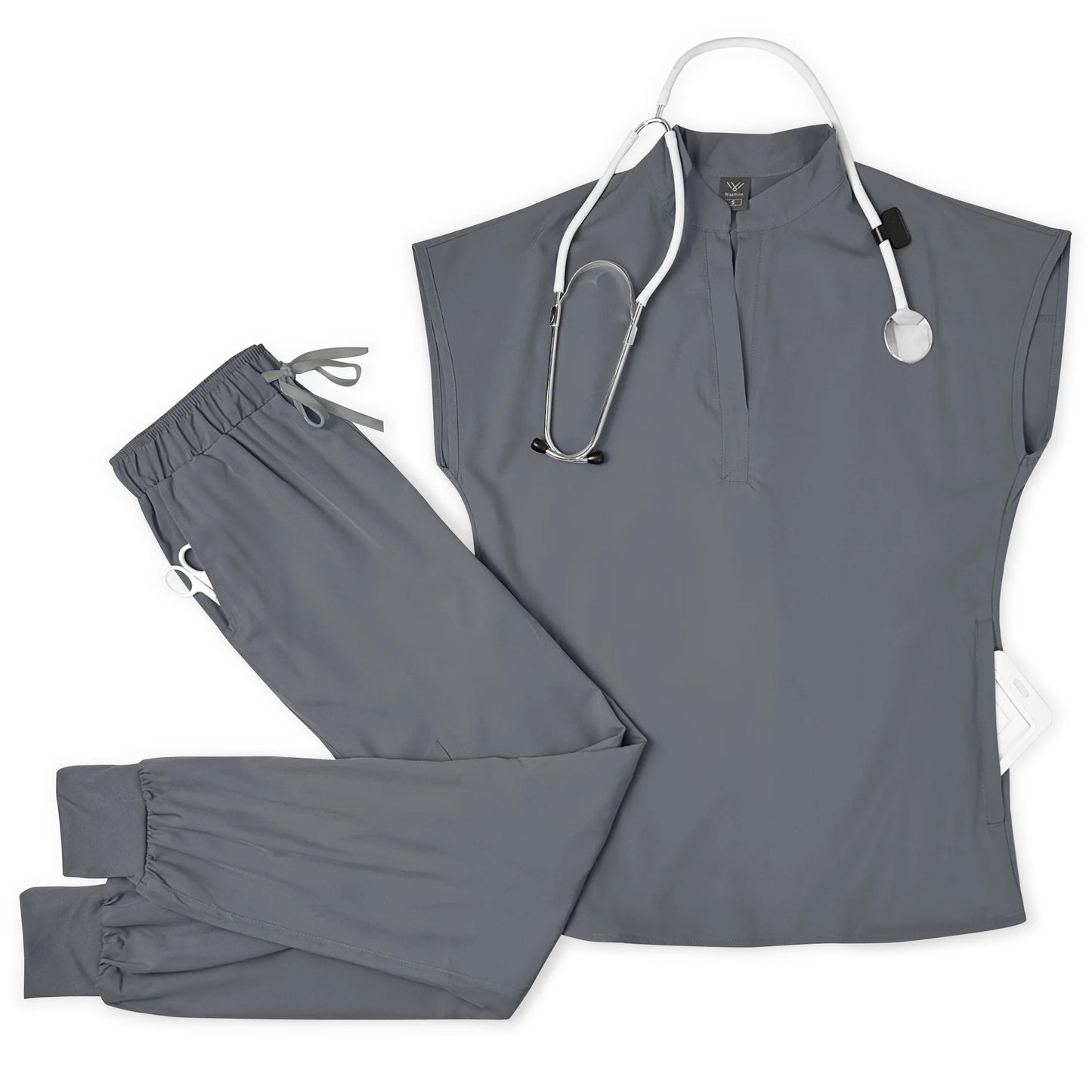 Breathable Durable Scrubs Set Top And Pants For Men