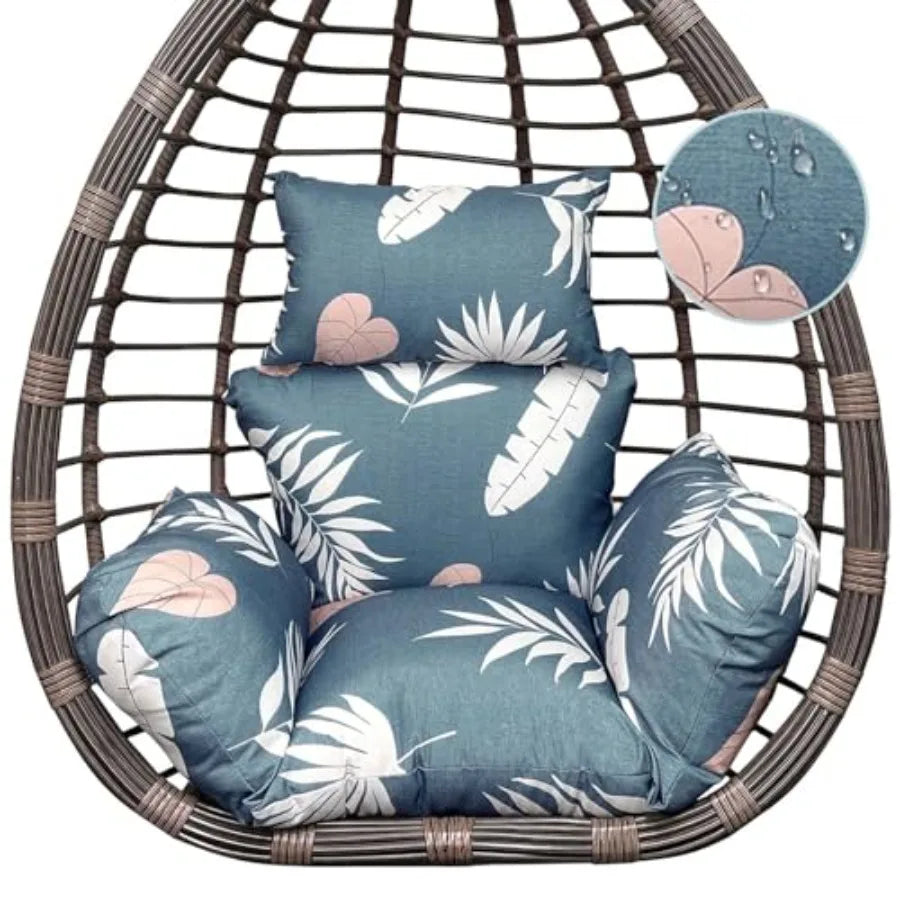 Egg Chair Cushion for Hanging Chair Indoor Outdoor Patio Garden Seat Pad