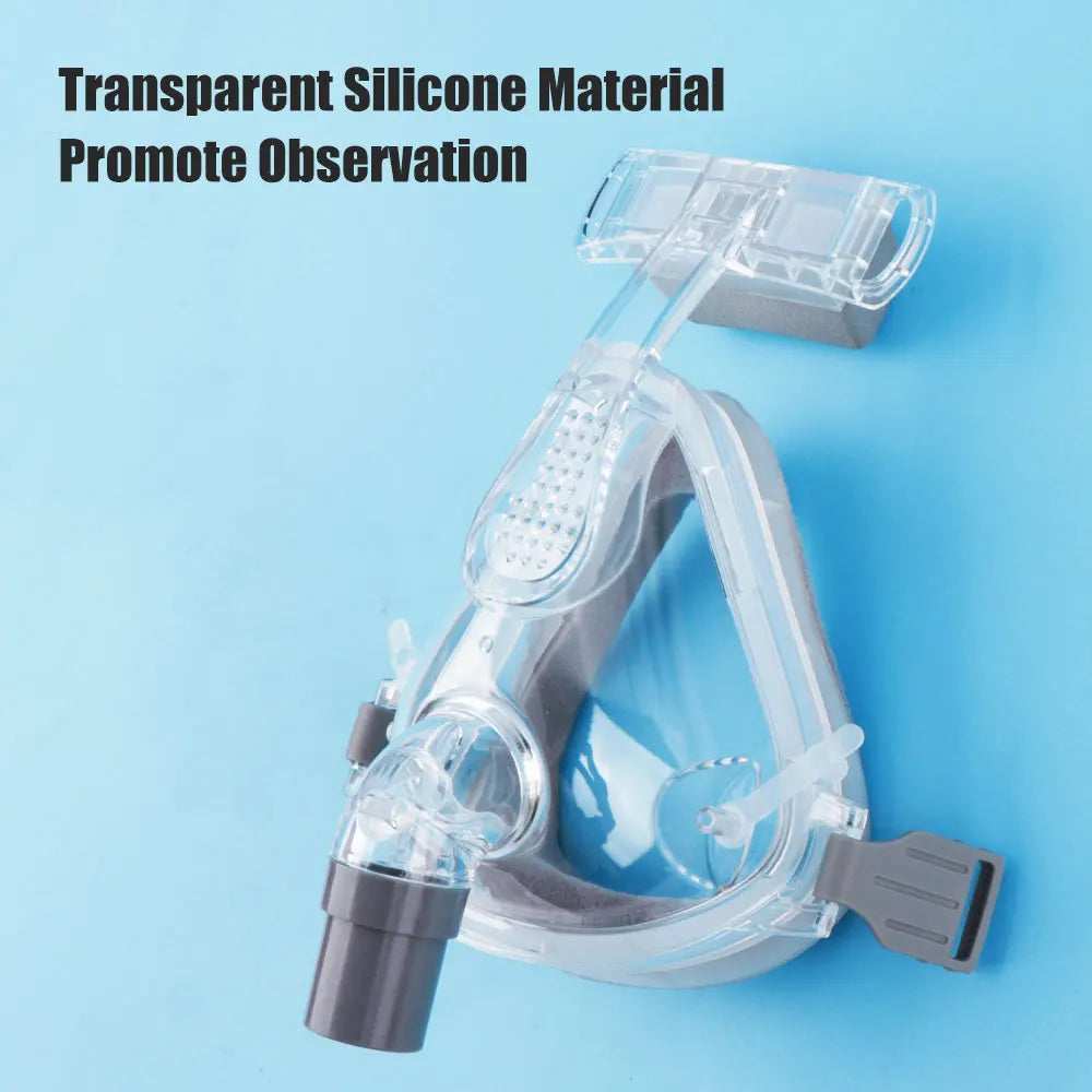 CPAP Apnea Mask For Auto Breathing Full Face Nasal Headgear