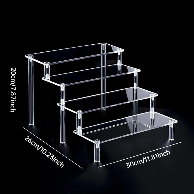Acrylic Display Stand 1 to 5 Tier Makeup Organizer