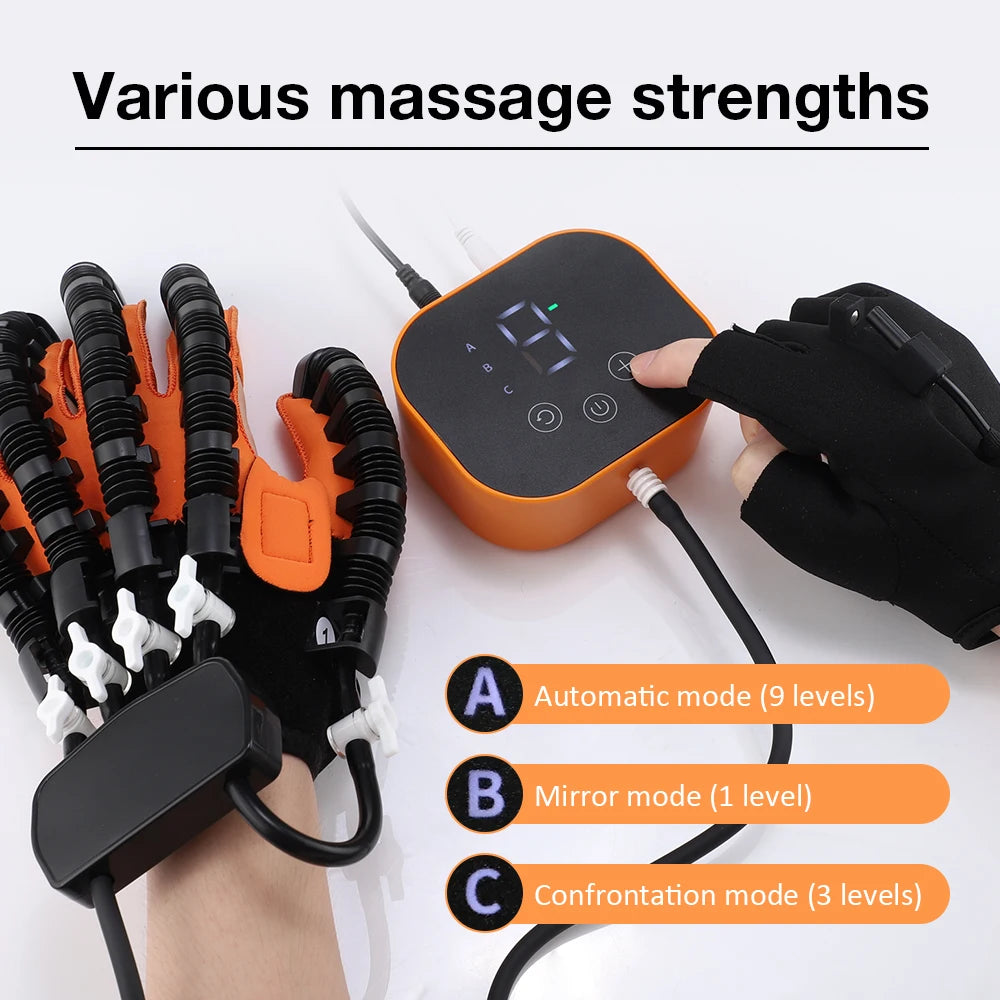 Hemiplegia Rehabilitation Robot Glove for Stroke Recovery and Hand Function