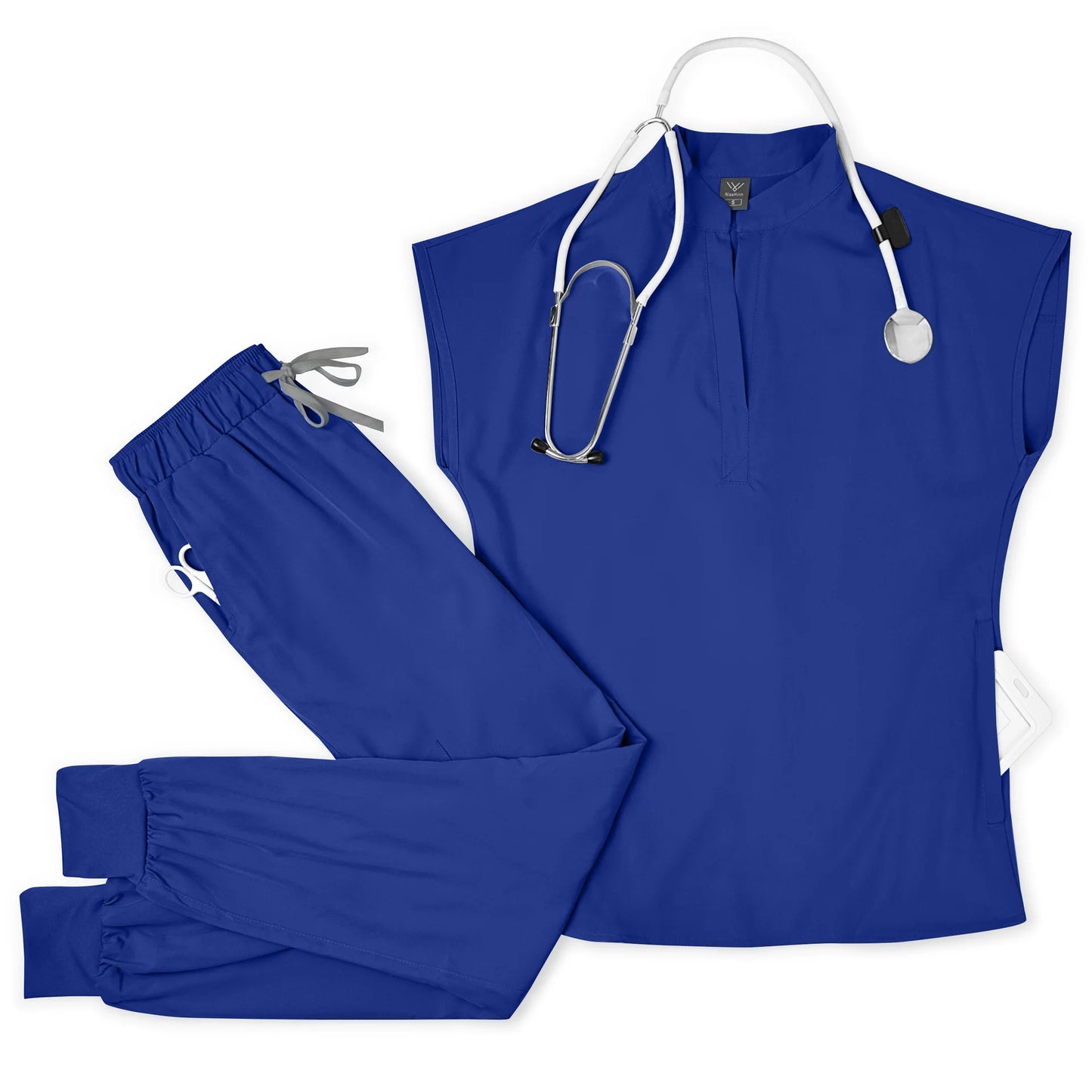 Breathable Durable Scrubs Set Top And Pants For Men