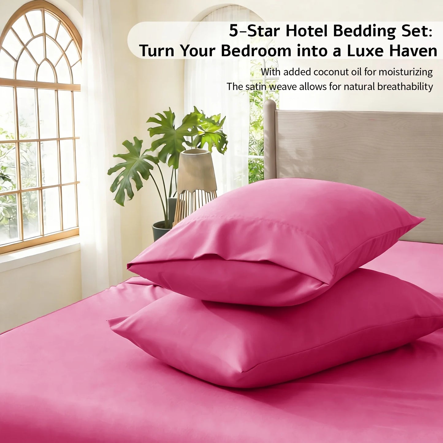 Life Ideas Cooling Bed Sheet Set Ultra Soft And Breathable