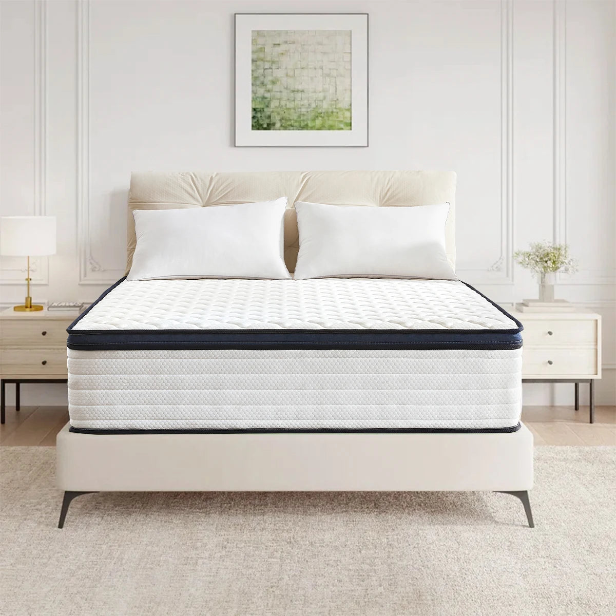 Amztree Gel Memory Foam Hybrid Mattress For Comfort