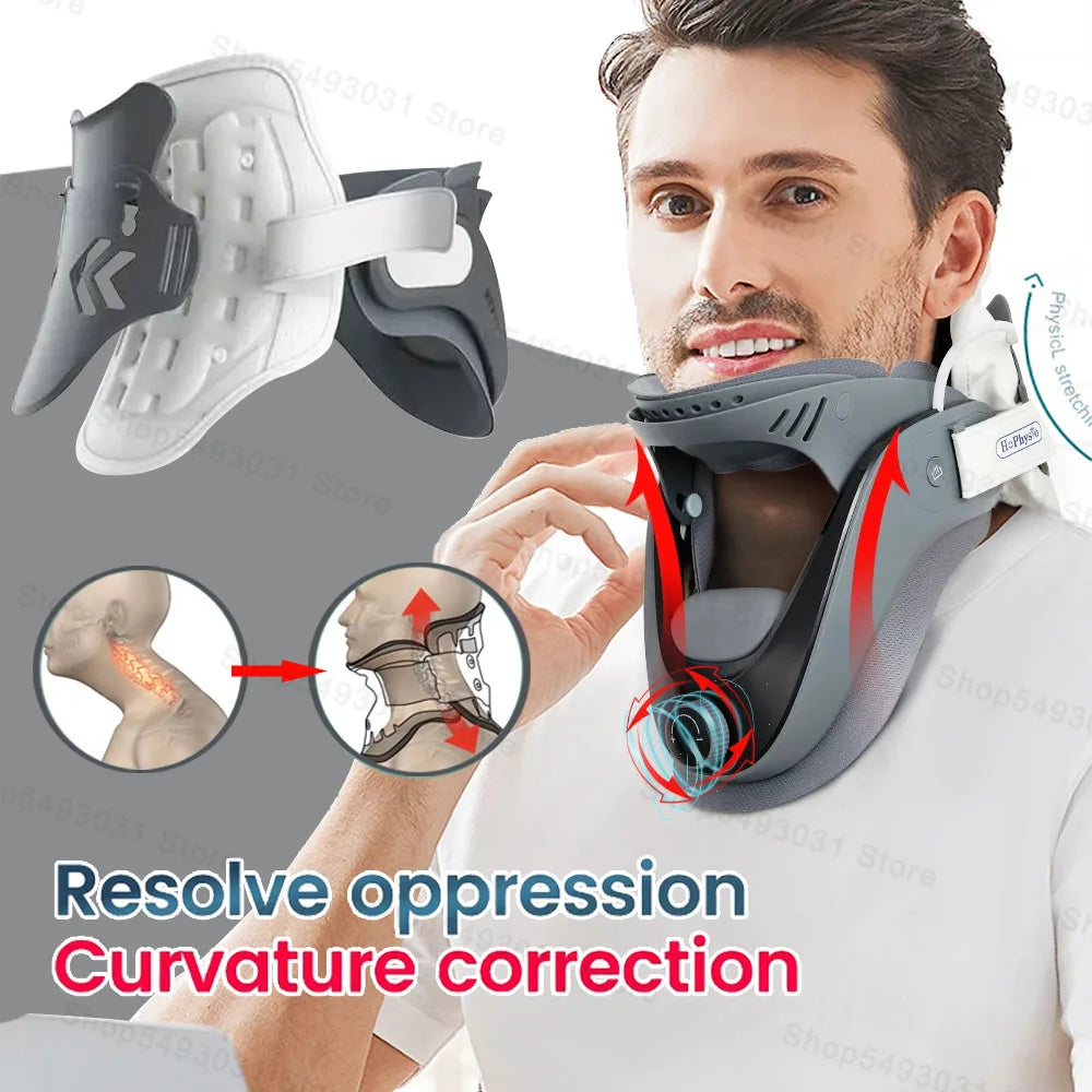 Portable Cervical Neck Traction Device for Home Use
