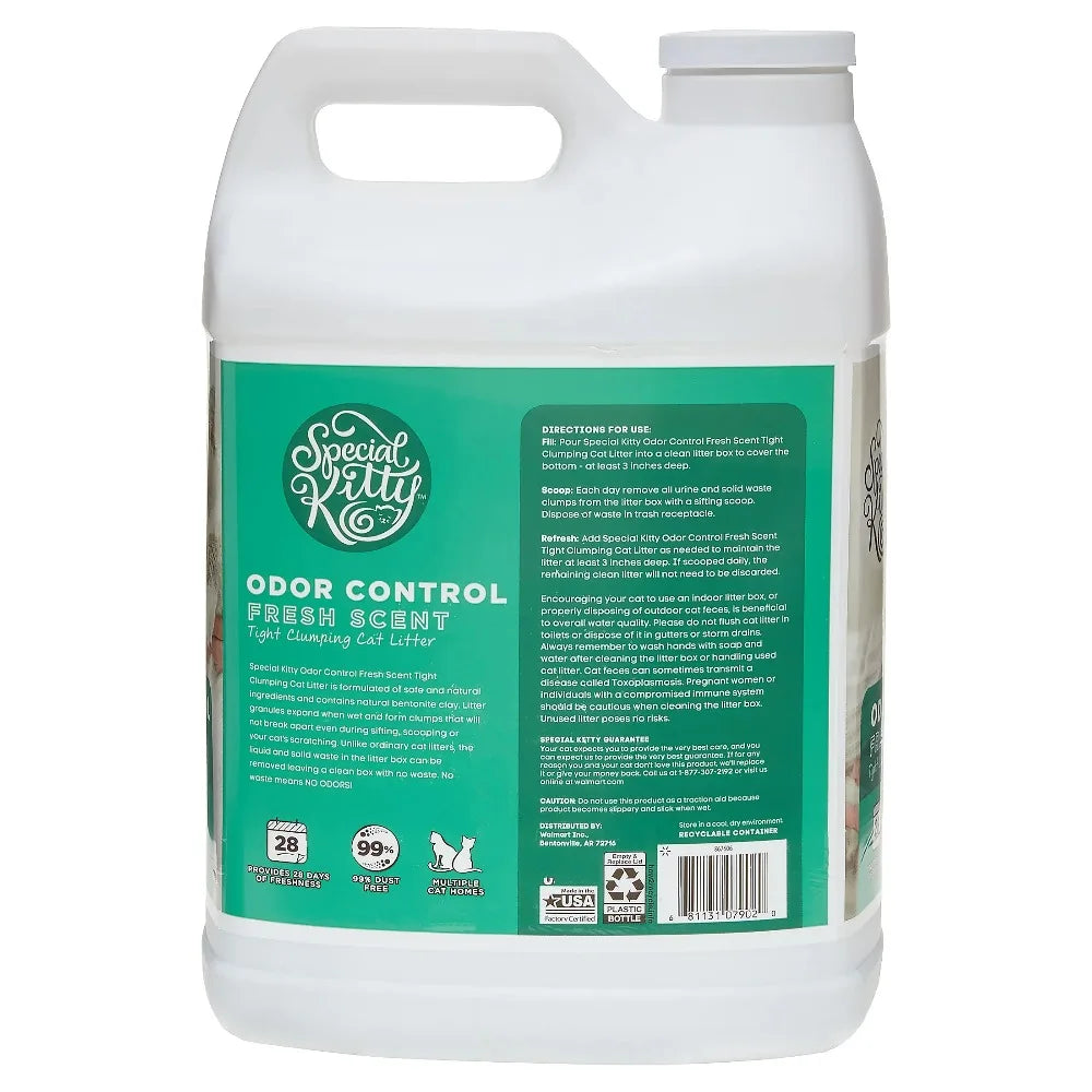 Clumping Clay Cat Litter Fresh Scent Odor Control 4 Pack