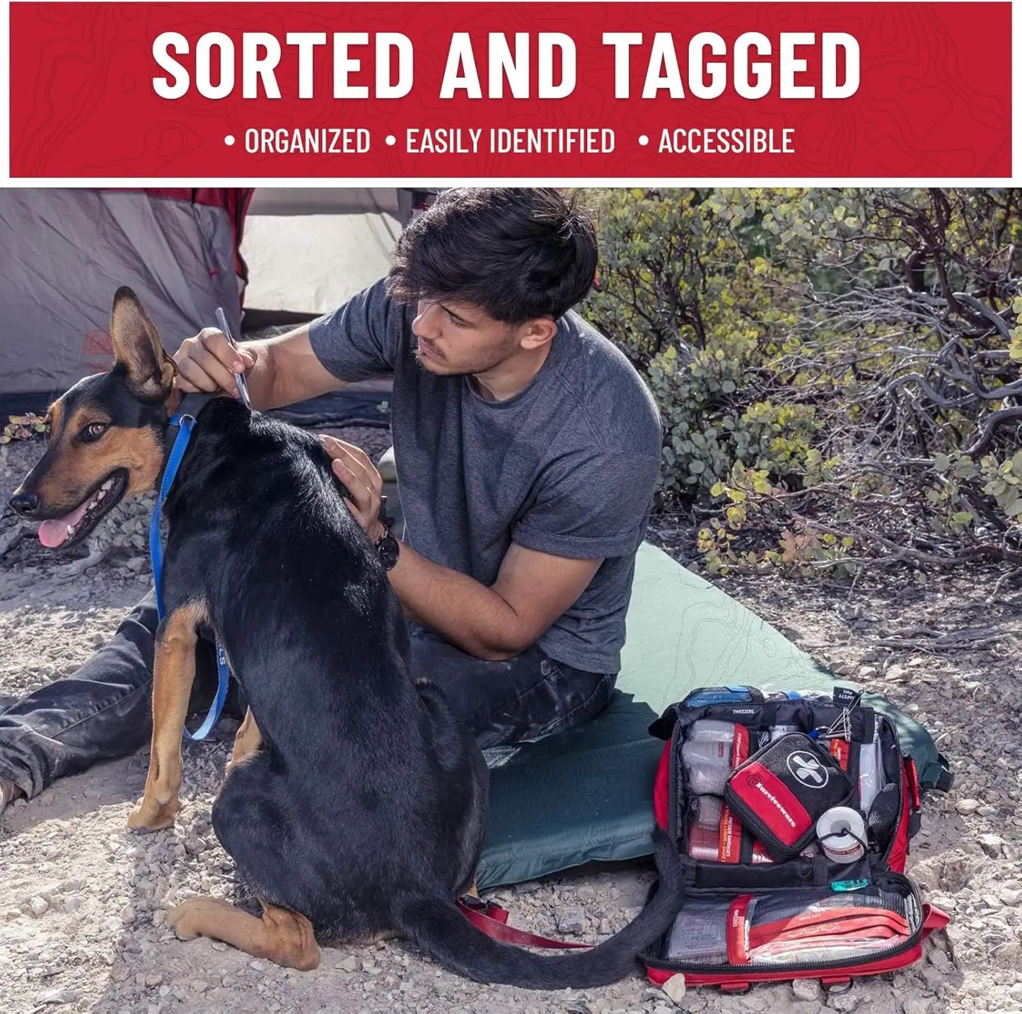 238 Piece Survival First Aid Kit For Travel And Outdoor