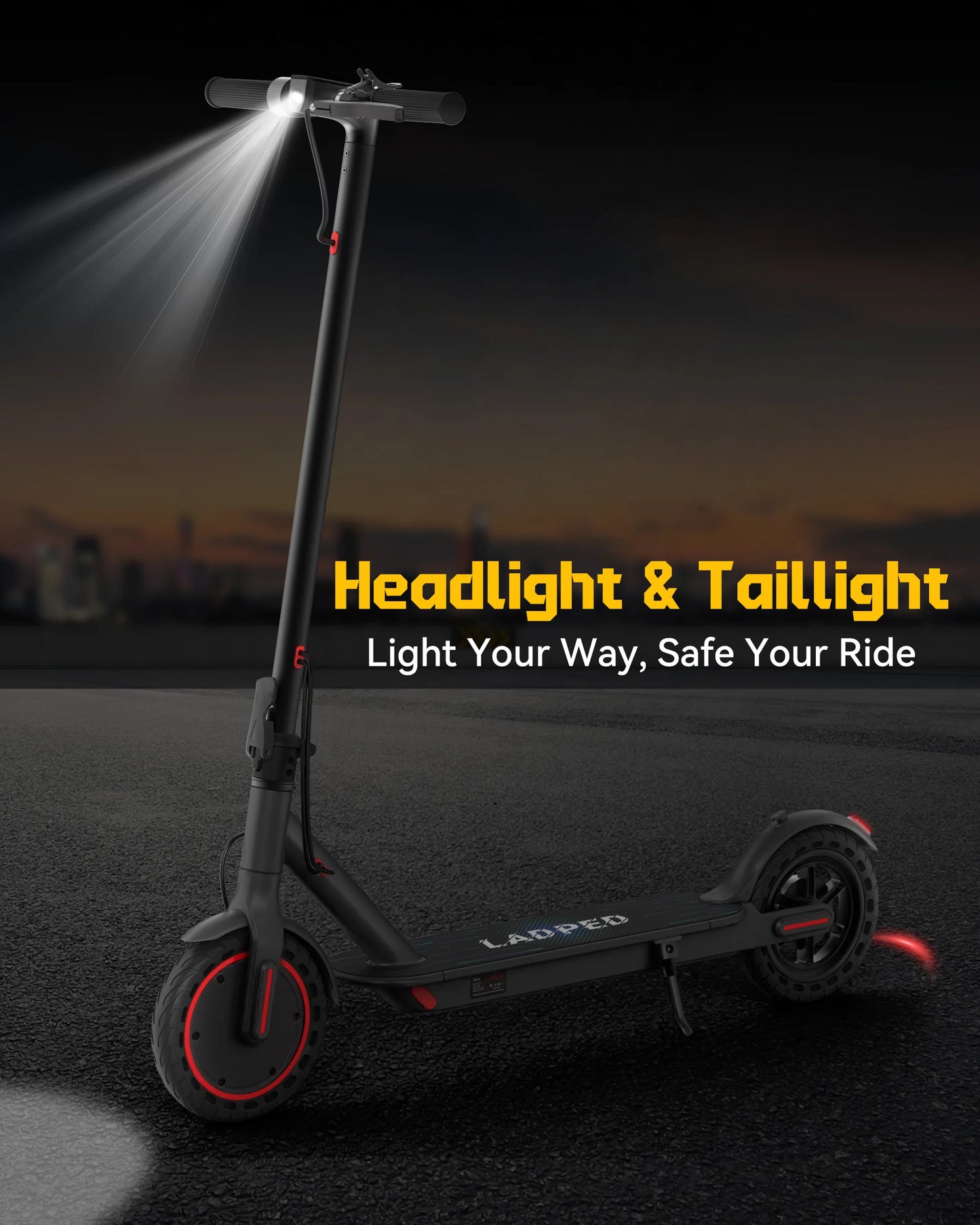 LADPED LP40 Electric Scooter 350W 16 Mile Range App Foldable
