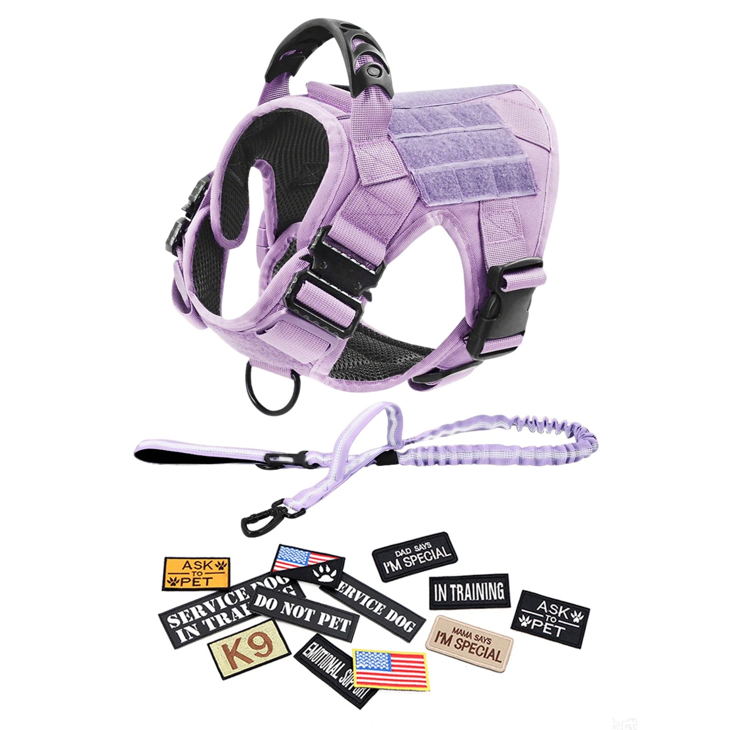 PETRAVEL Military Camouflage Dog Harness Adjustable Vest For Training