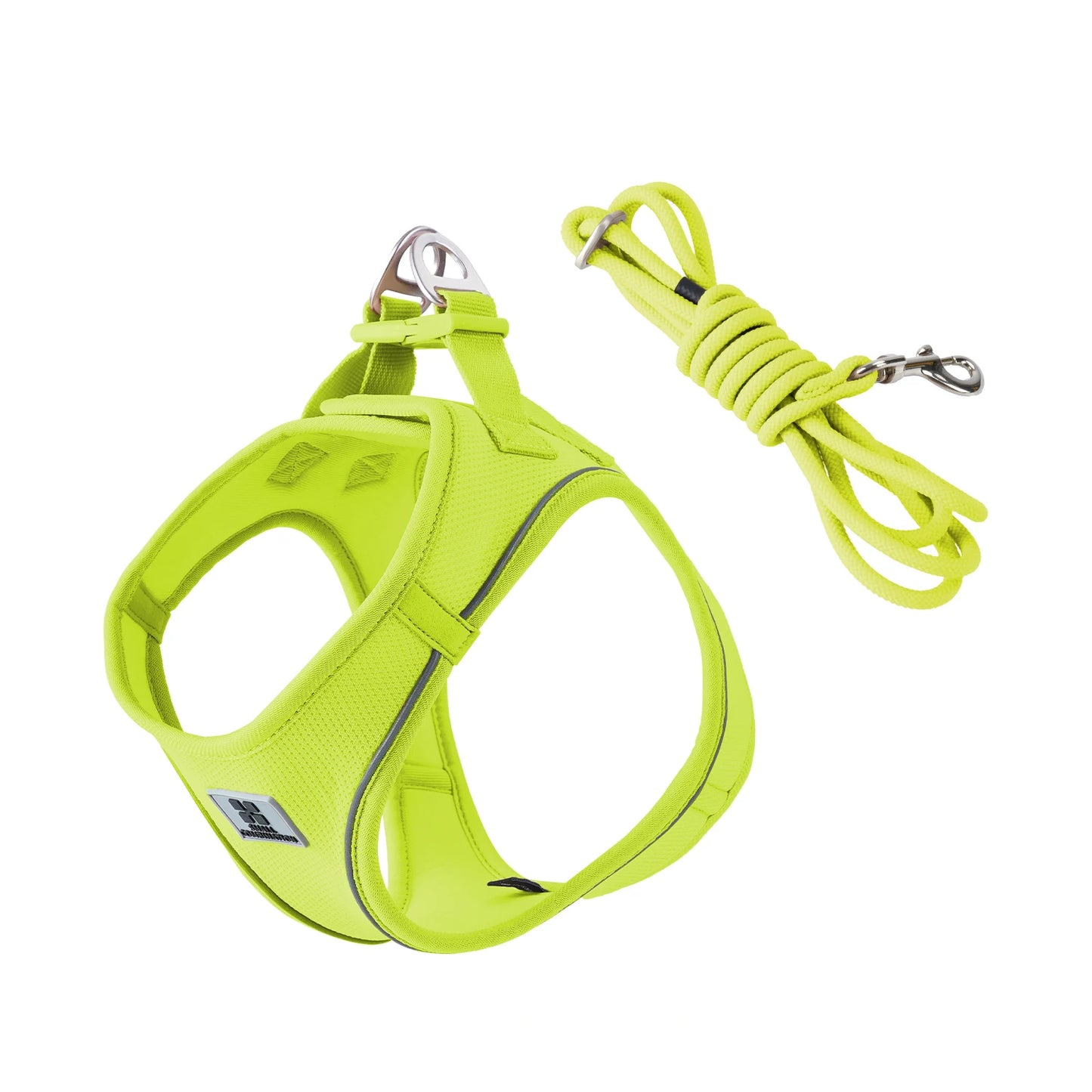 Small Combination Reflective Dog Harness Leash Set For Small And Medium Dogs
