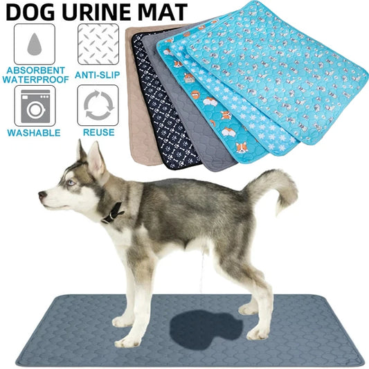 Washable Dog Diaper Mat Pee Pad Waterproof Reusable