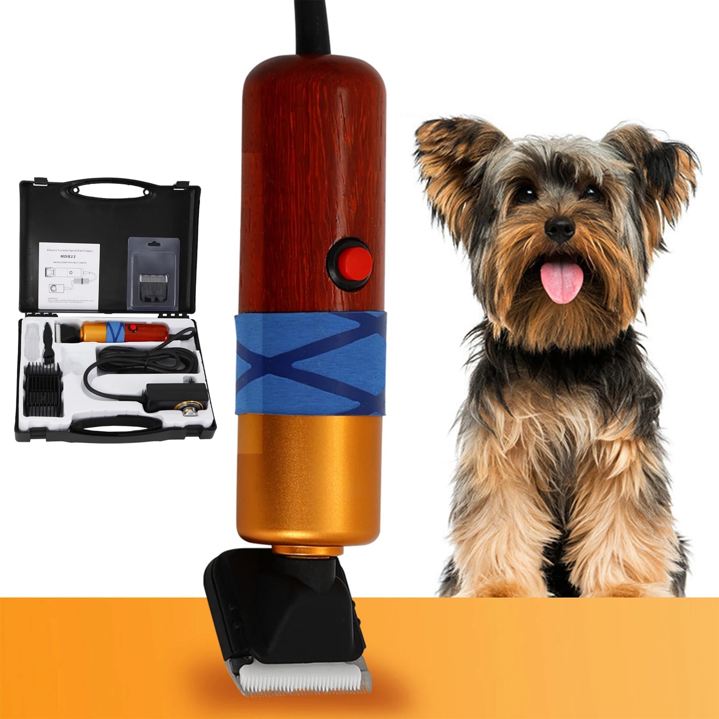 Pet Hair Clipper Low Noise Professional Electric Trimmer For Pets