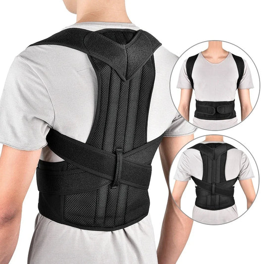 Posture Corrector Vest Back Support Belt Lumbar Column Spine Brace