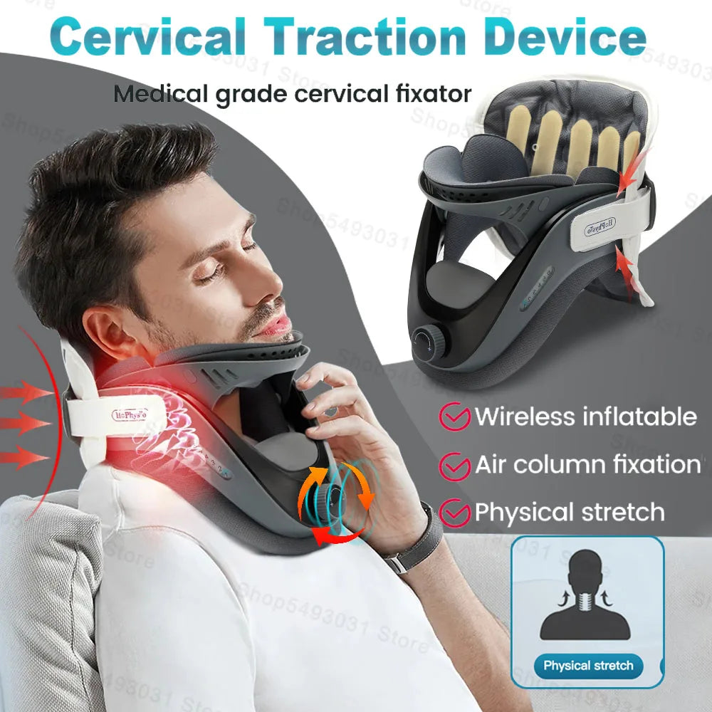 Portable Cervical Neck Traction Device for Home Use