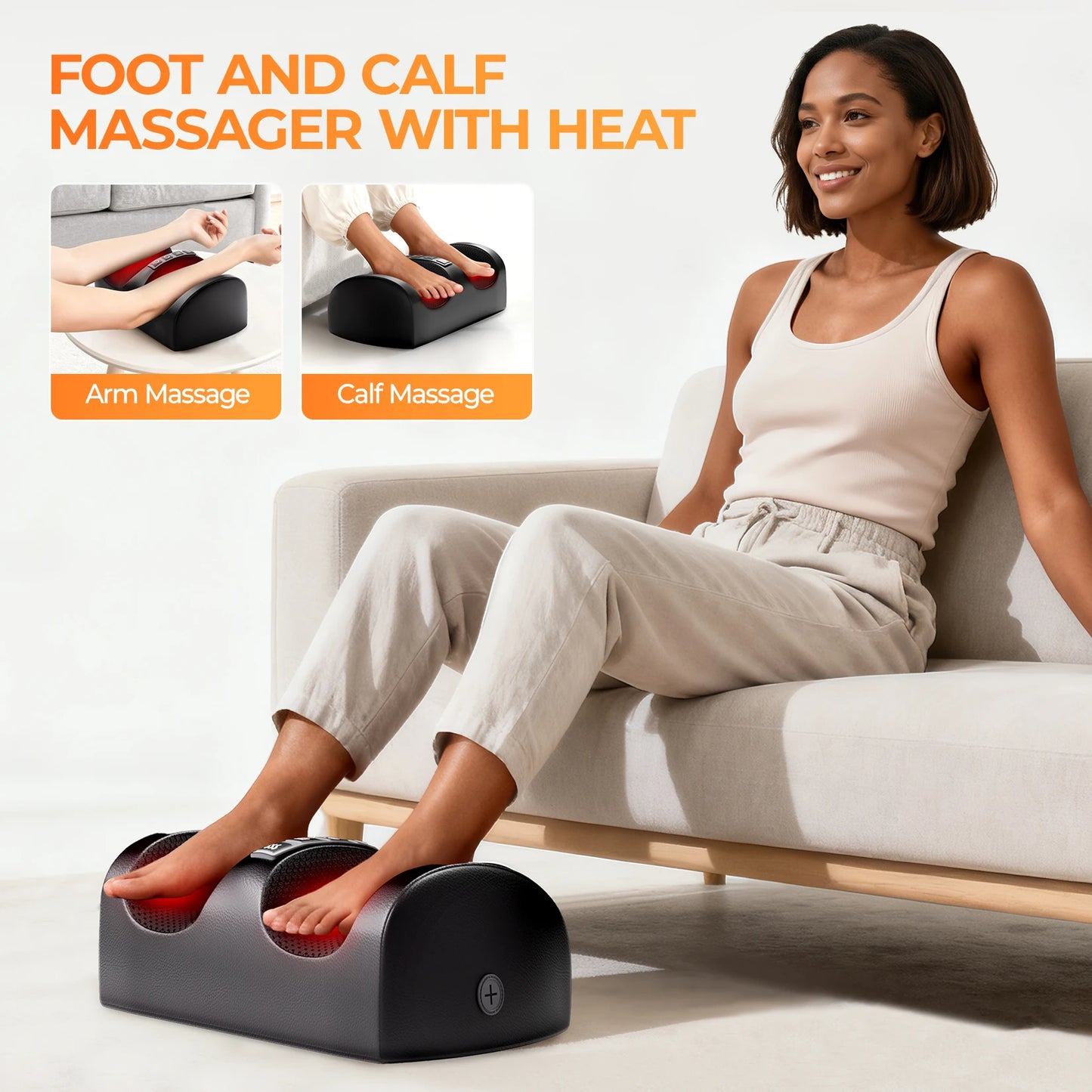 HOMEMASSA Shiatsu Full Body Massage Mat Detachable Pad 10 Motors