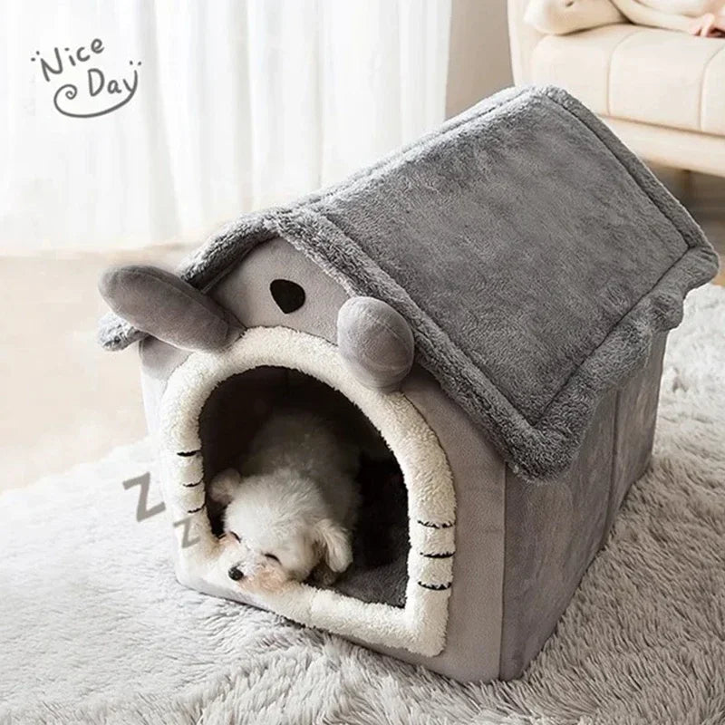 Foldable Pet House Bed For Small To Medium Dogs And Cats