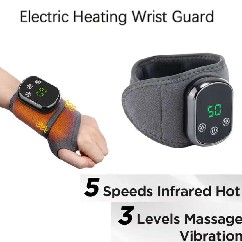 Hailicare Rechargeable Electric Ankle Brace Massager With Hot Compress