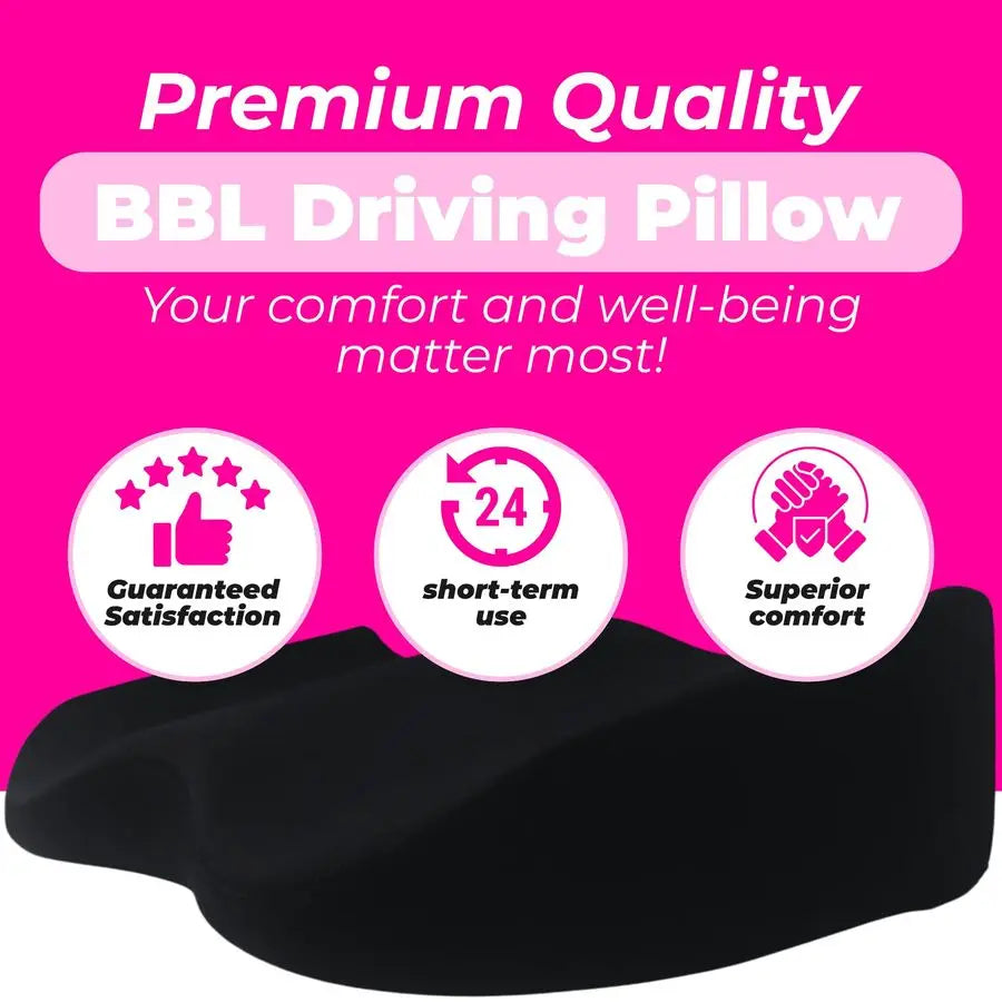 BBL Post Surgery Car Pillow for Driving and Sitting Support