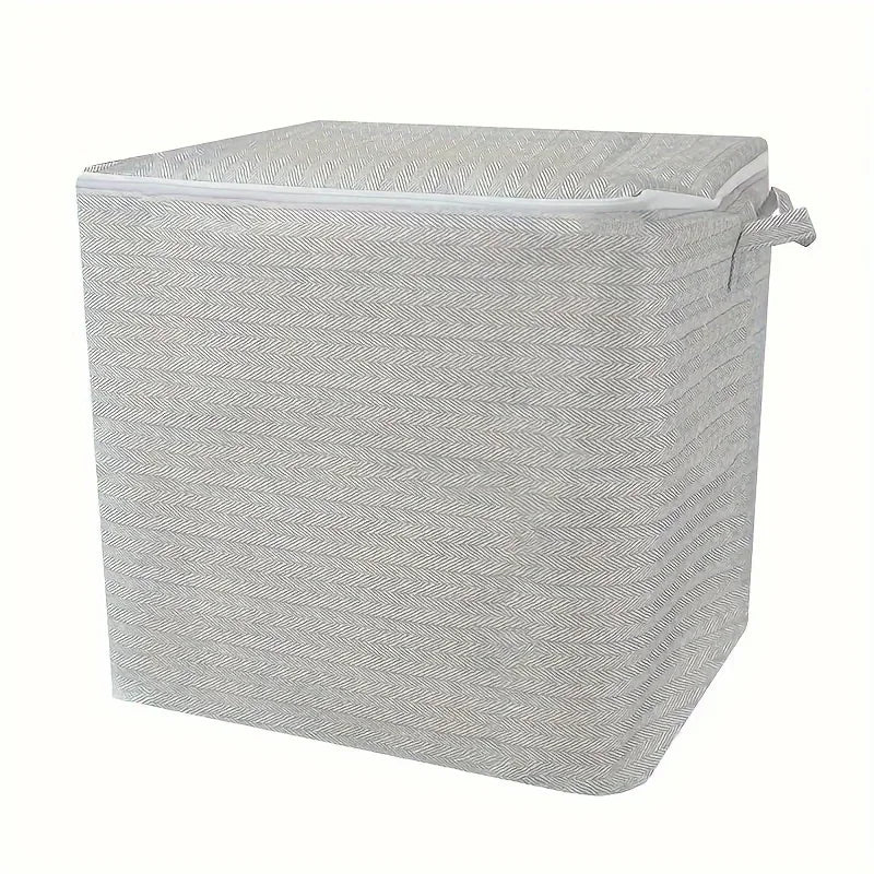 Storage Box With Lid Nonwoven Fabric For Home Organization
