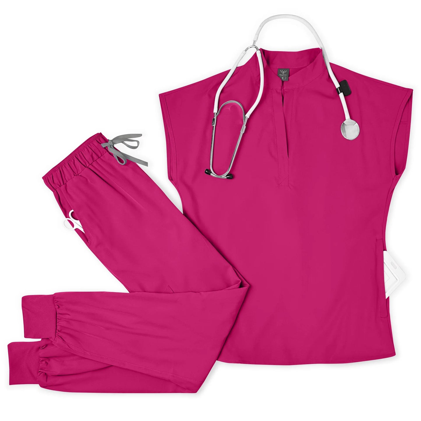 Breathable Durable Scrubs Set Top And Pants For Men