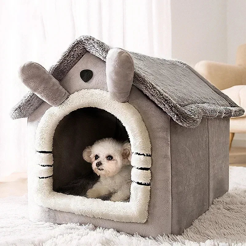 Foldable Pet House Bed For Small To Medium Dogs And Cats