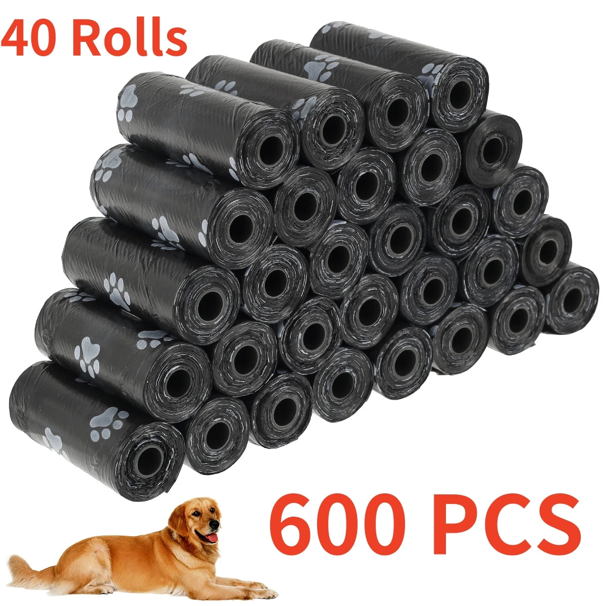 NONEDog Biodegradable Dog Poop Bags Dispenser For Outdoor Use
