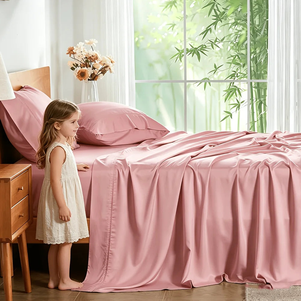 LIFE IDEAS Kids Bedding Sheets Set Extra Deep Pocket Secure Fit Machine Washable