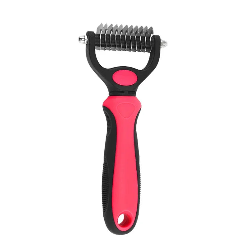 Pet Deshedding Brush For Dogs And Cats Cleaning Grooming Tool