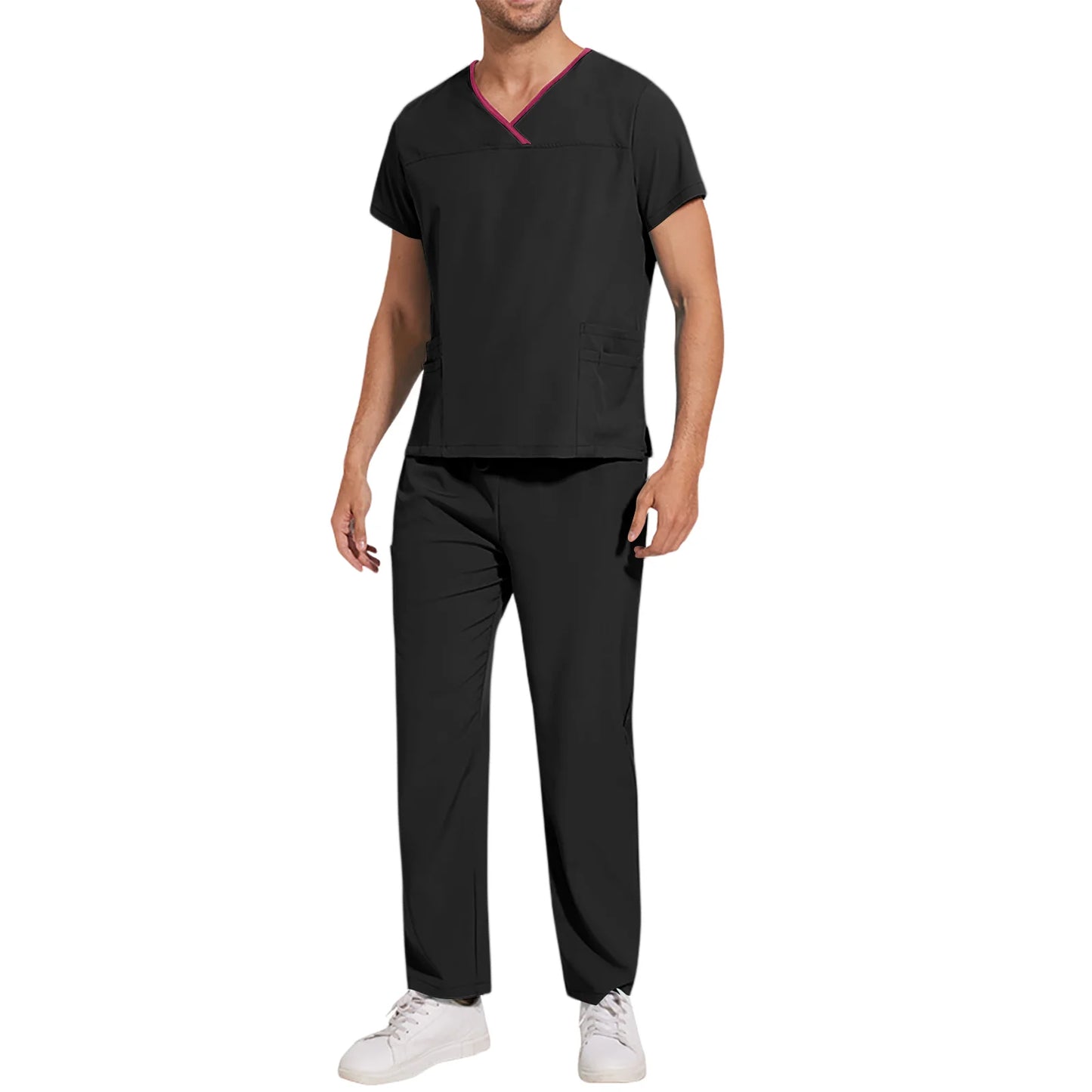 Soft Lightweight Jogger Scrubs Suit For Healthcare Workers Nurses Doctors