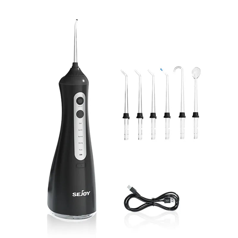 Sejoy Portable Electric Water Flosser Irrigator With Five Modes