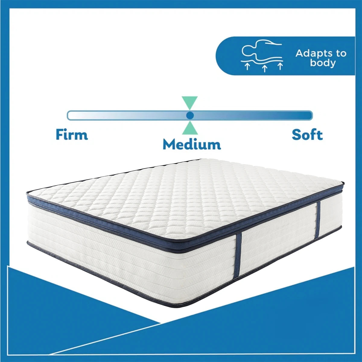 Amztree Gel Memory Foam Hybrid Mattress For Comfort