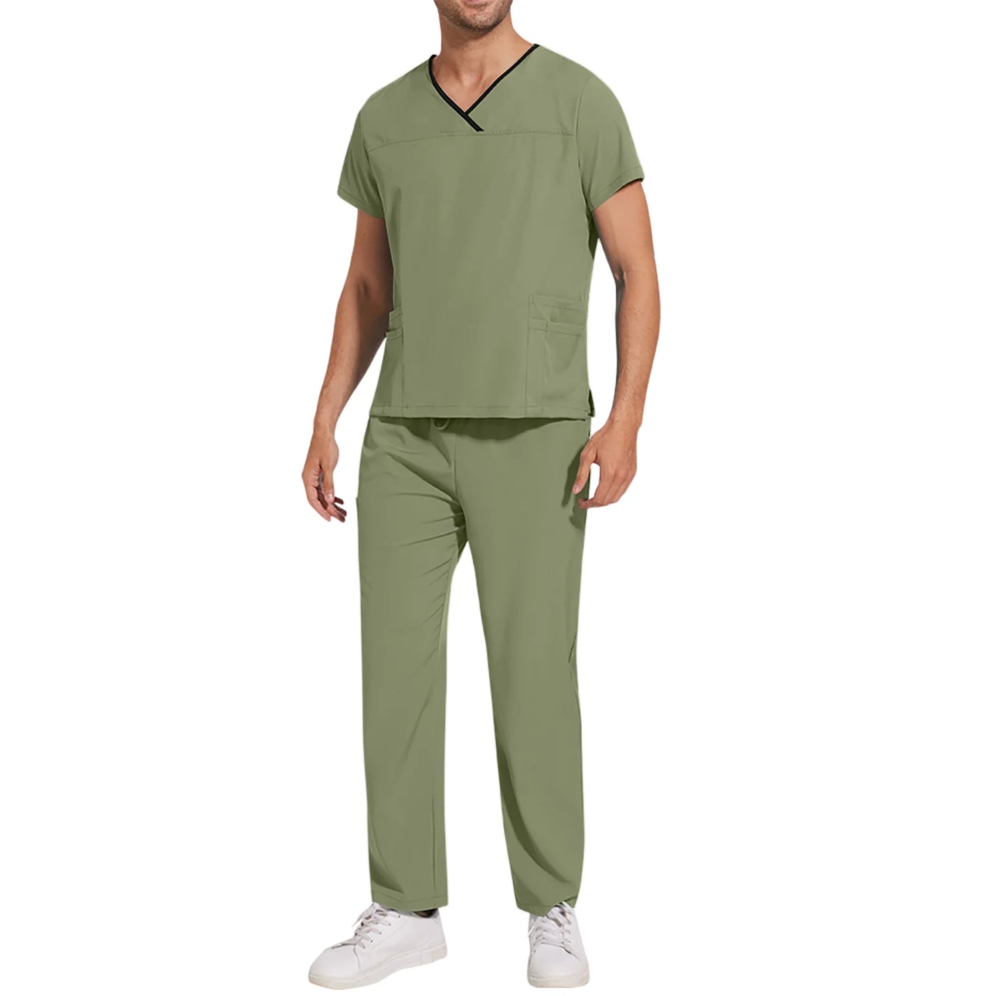 Soft Lightweight Jogger Scrubs Suit For Healthcare Workers Nurses Doctors