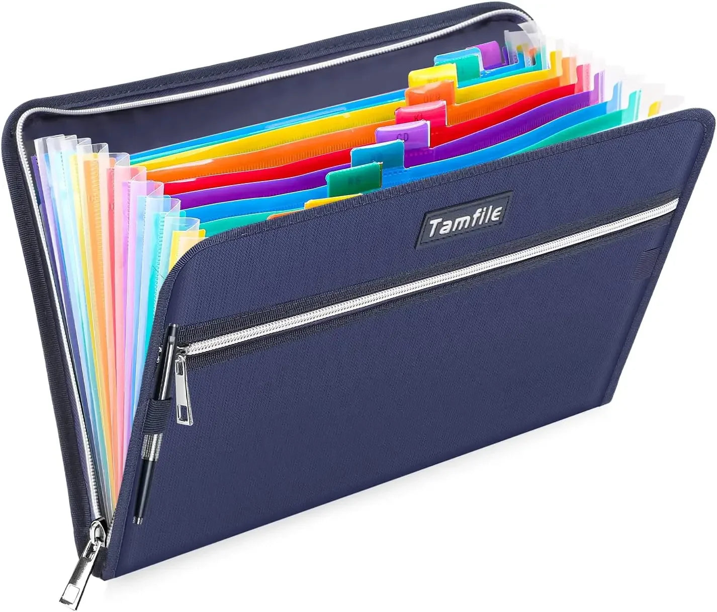 Fireproof Organizer With Handles 13 Compartment Clear Expanding File