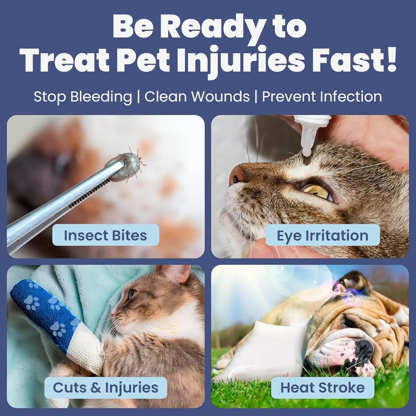 Vet Approved Pet First Aid Kit For Dogs And Cats
