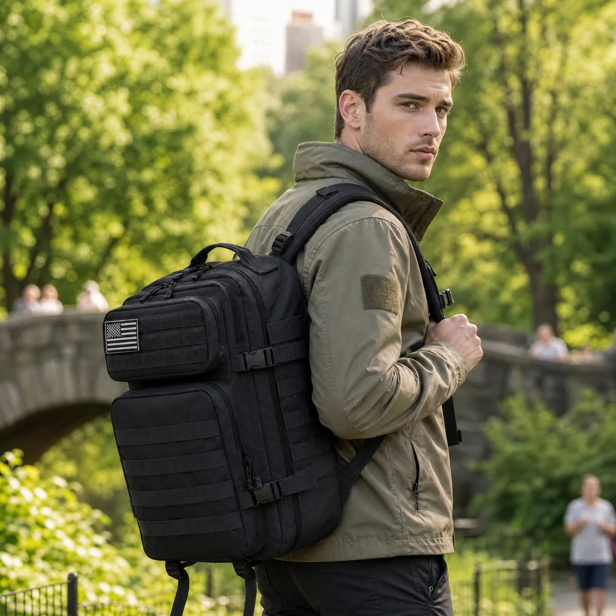 ReFire Gear Molle Tactical Backpack For Hiking Travel Camping