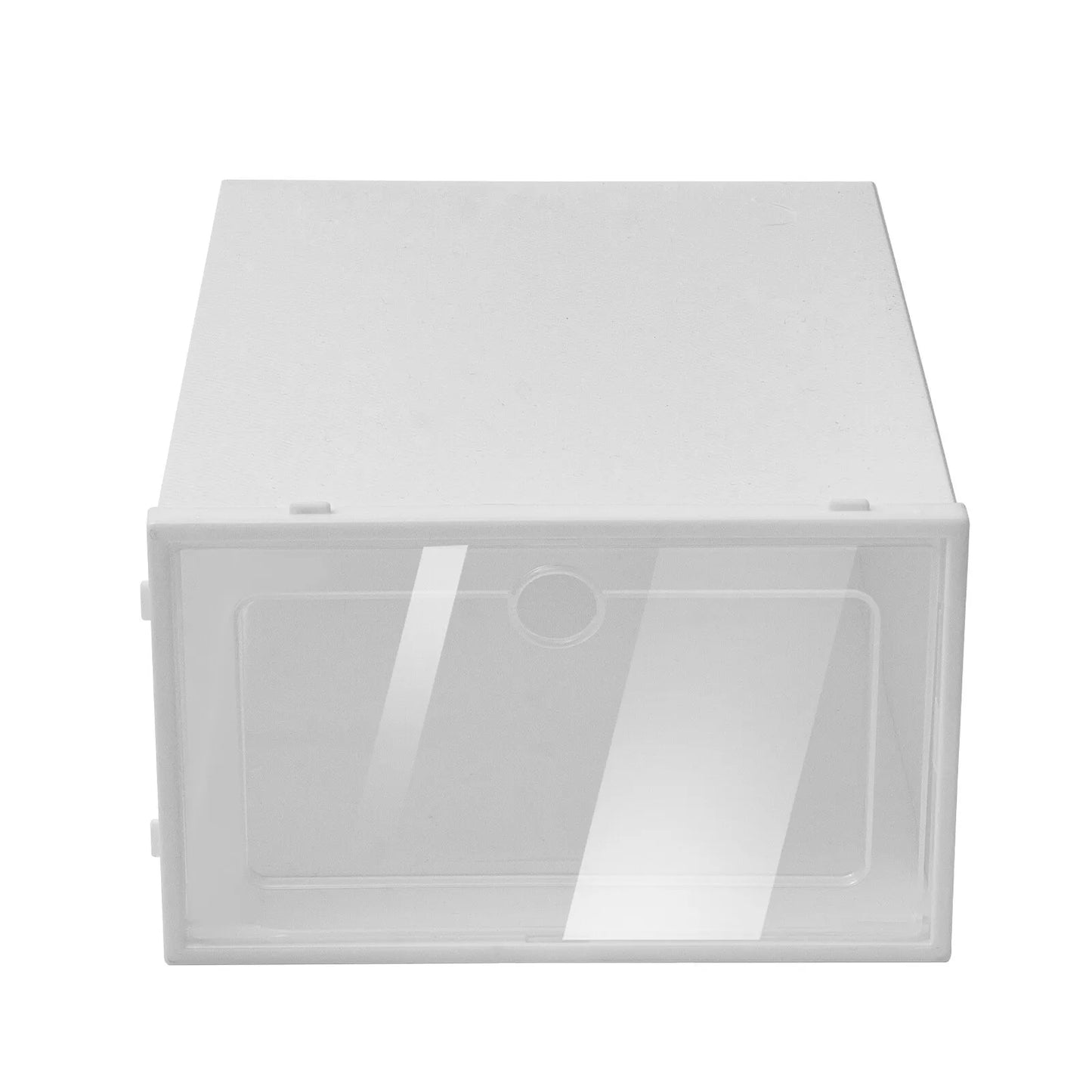 Clear Stackable Shoe Storage Box 24 Piece Sneaker Organizer Kit