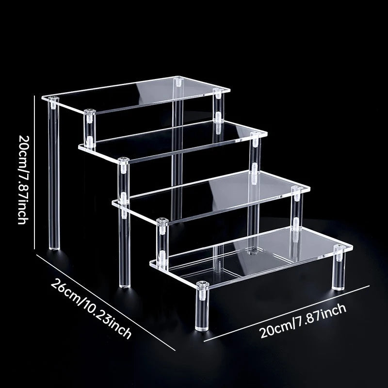 Acrylic Display Stand 1 to 5 Tier Makeup Organizer
