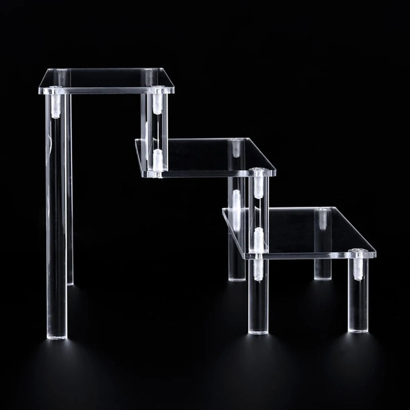 Acrylic Display Stand 1 to 5 Tier Makeup Organizer