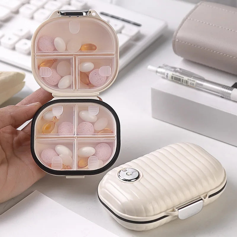 Portable Mini Pill Organizer For Daily Weekly Travel Medicine Box