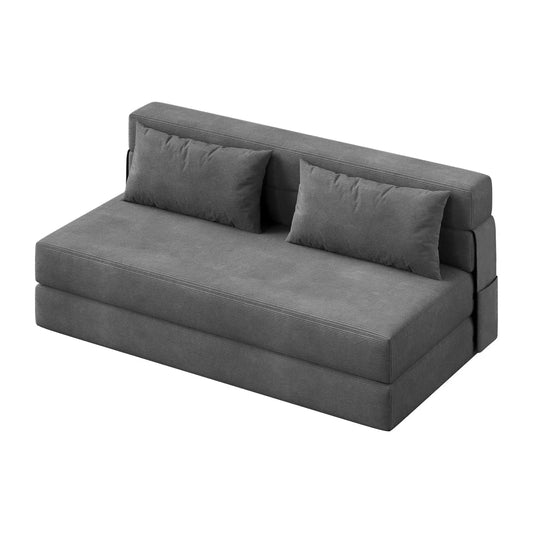 HobbyLane 4-in-1 Folding Sofa Bed Convertible Sleeper Loveseat Couch