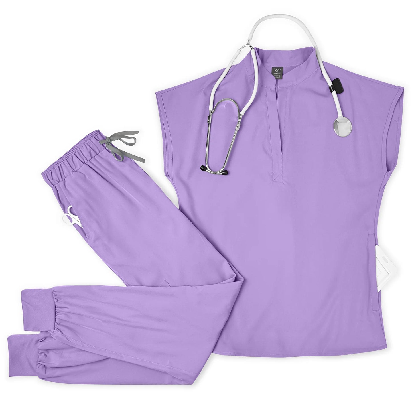 Breathable Durable Scrubs Set Top And Pants For Men