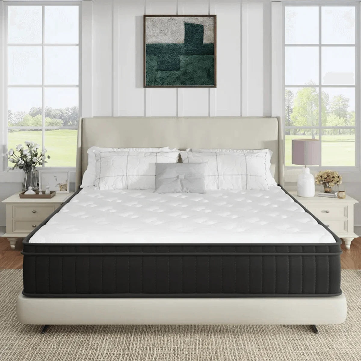 Amztree Hybrid Memory Foam Mattress In A Box Certipur Certified