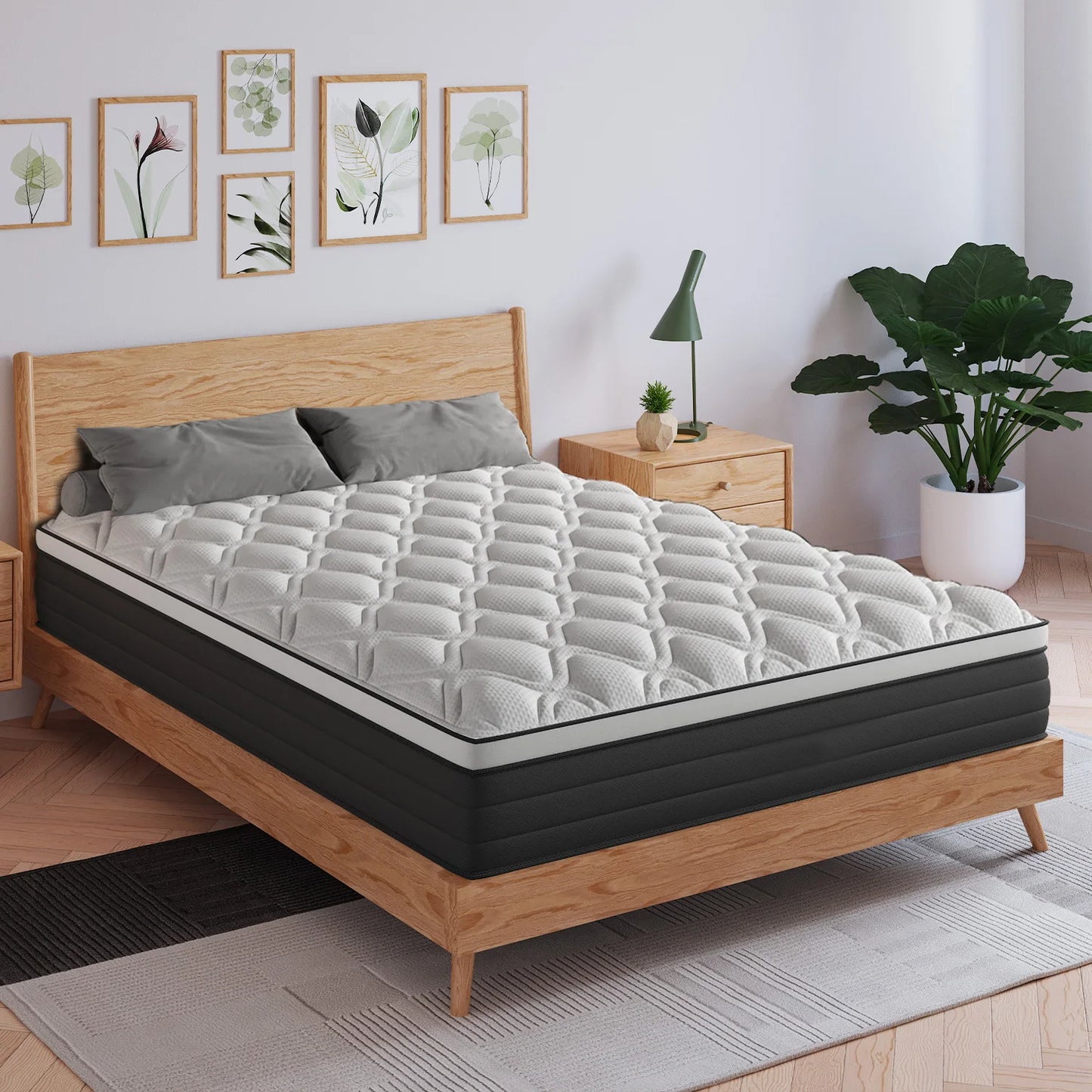 Sweetlove Hybrid Memory Foam Mattress In A Box Euro Top