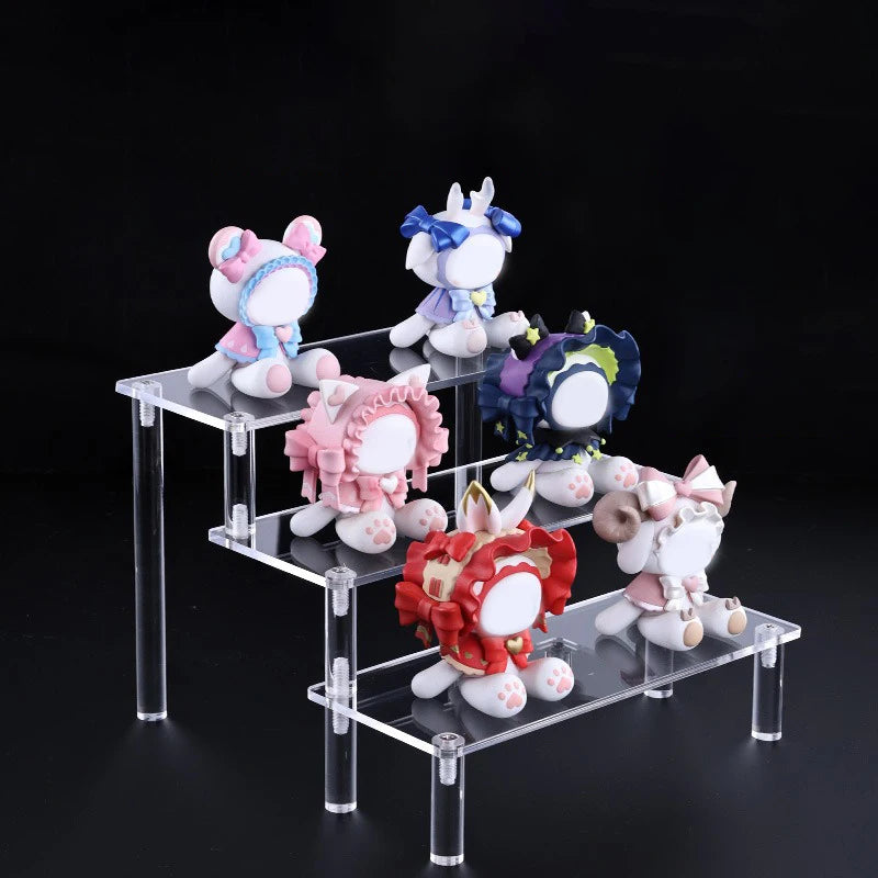 Acrylic Display Stand 1 to 5 Tier Makeup Organizer