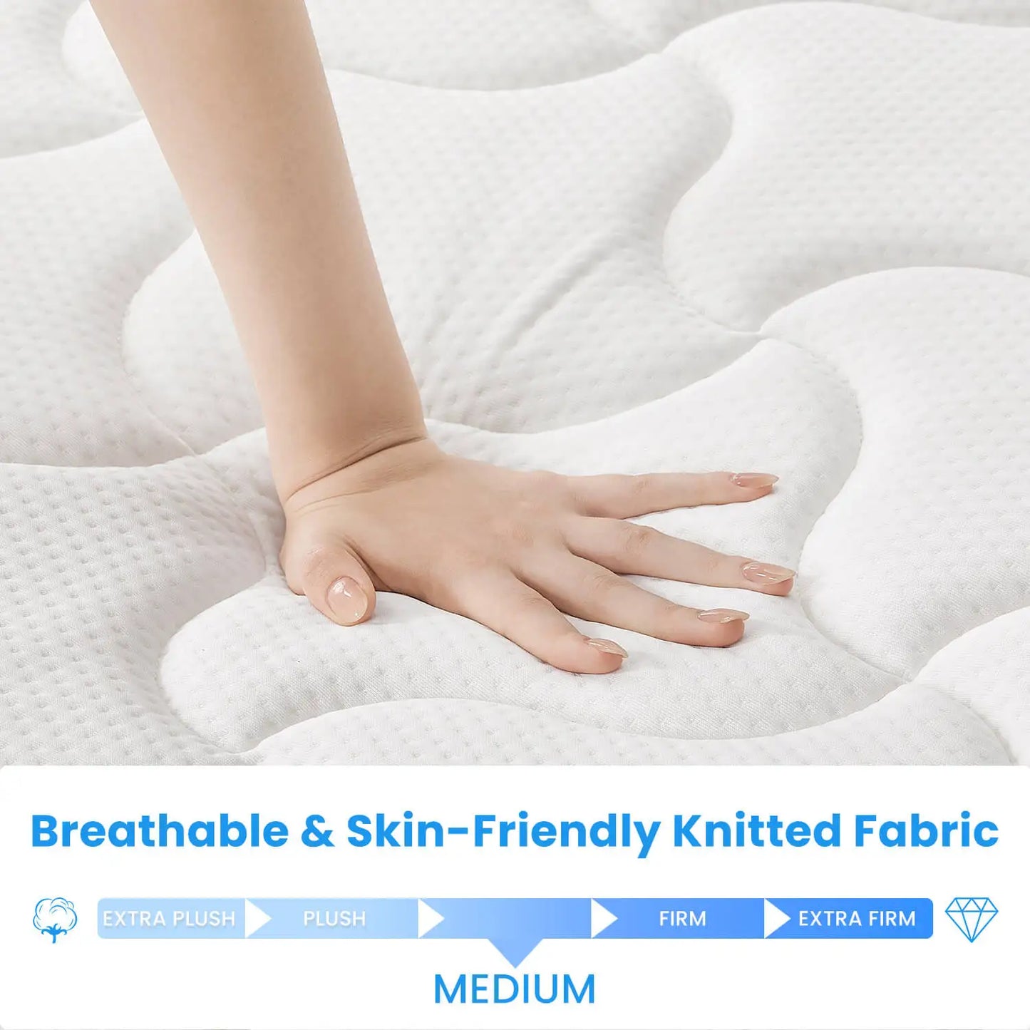 Amztree Hybrid Memory Foam Mattress In A Box Certipur Certified