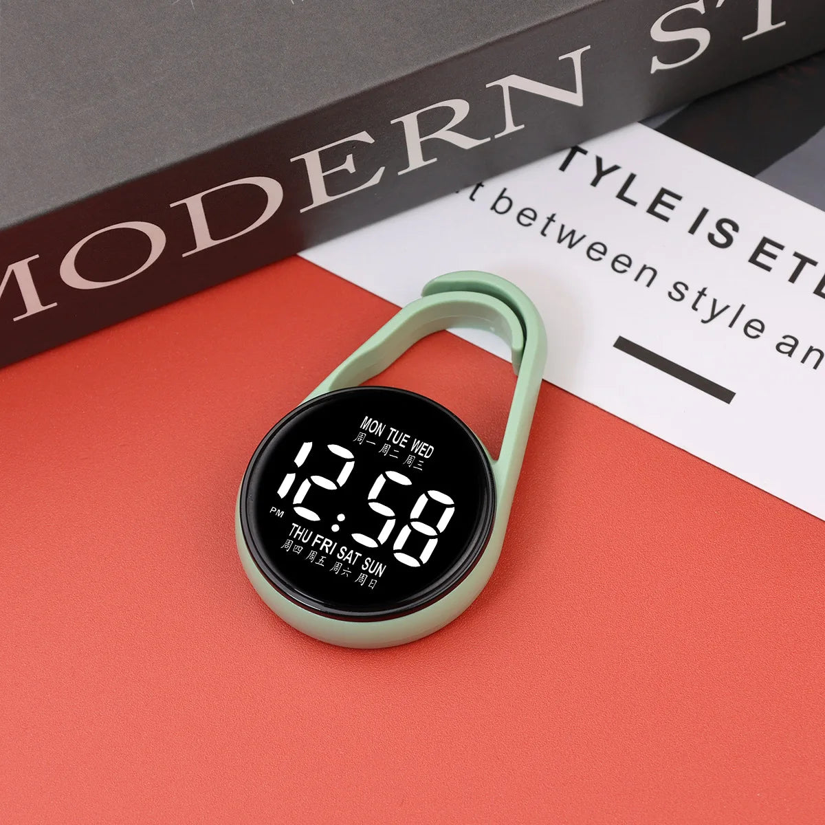 LED Hanging Watch Night Light Pocket Watch Digital Unisex