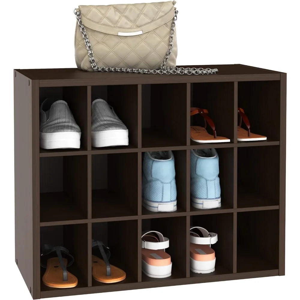15 Cube Stackable Storage Organizer For Shoes Bags And Crafts