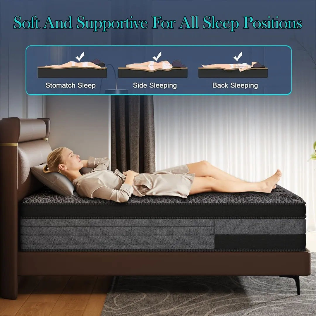 Memory Foam Pocket Spring Mattress Medium Firmness For Home Use
