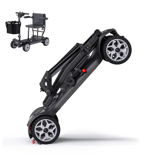 Lightweight Folding Mobility Scooter For Seniors And Adults 24-Mile Range